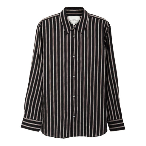 Studio Nicholson View Shirt Darkest Navy SNM 1126 Front Degli Uberti